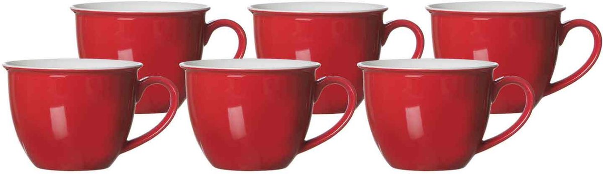 Jumbotassen Doppio 350 ml Set van 6