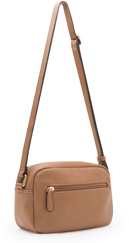 L.CREDI Sac à épaule bandoulière Olga Crossbody Bag Toffee Brun