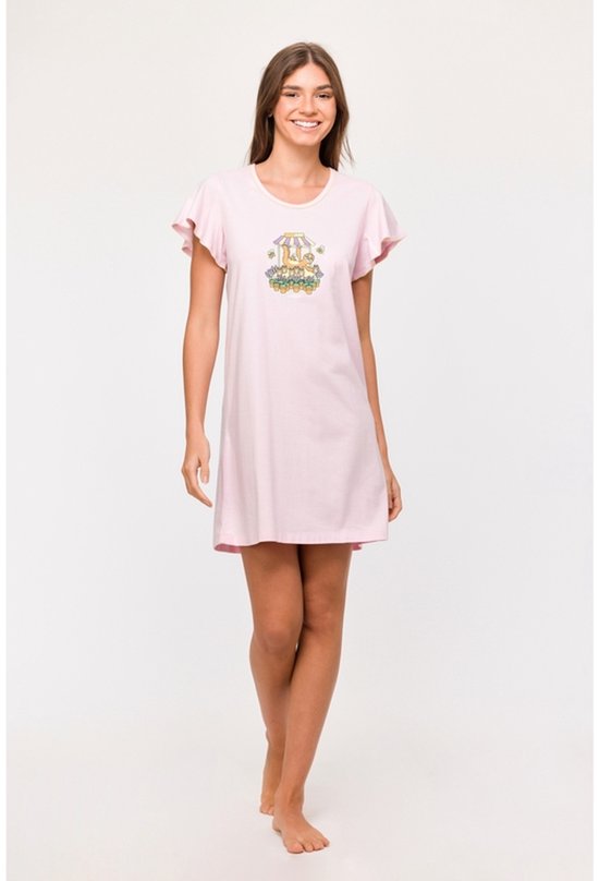 Robe de nuit Woody Rose clair - Taille S