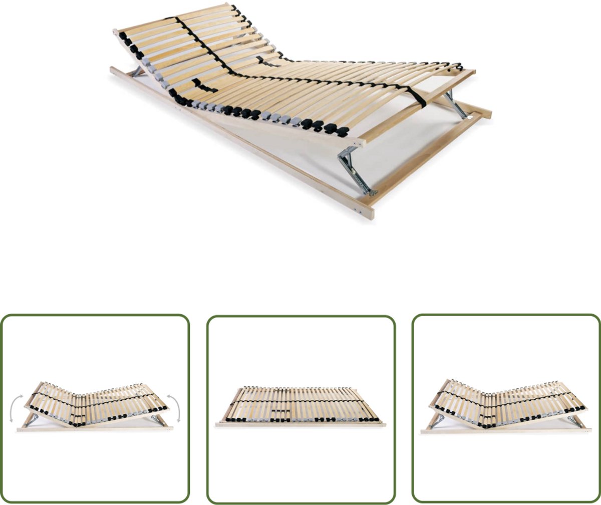 Eenpersoonsbed Easy Premium Line K1/2n, Massief Beukenhout Natuur Afmetingen 90 X 190 Cm 45114