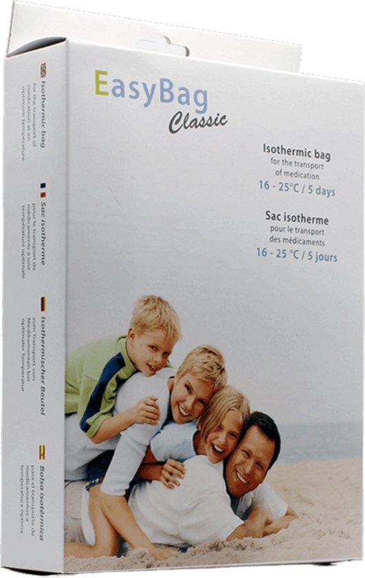 EasyBag Classic Insuline Koeltas (16-25°C) - Houdt 6 Pennen 5 Dagen Gekoeld - Zonder Elektriciteit - Ideaal voor Diabetes en Epipen - MediCooler van MediCooler — afbeelding 3