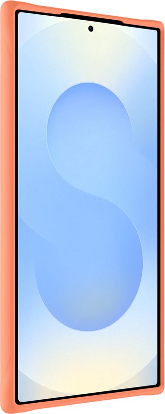 Coque compatible avec Samsung S25 Ultra , coque en Siliconen - Coque compatible avec Samsung Galaxy S25 Ultra - Pêche - Lot de 2