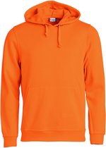 Clique Basic hoody Signaaloranje maat XXXL