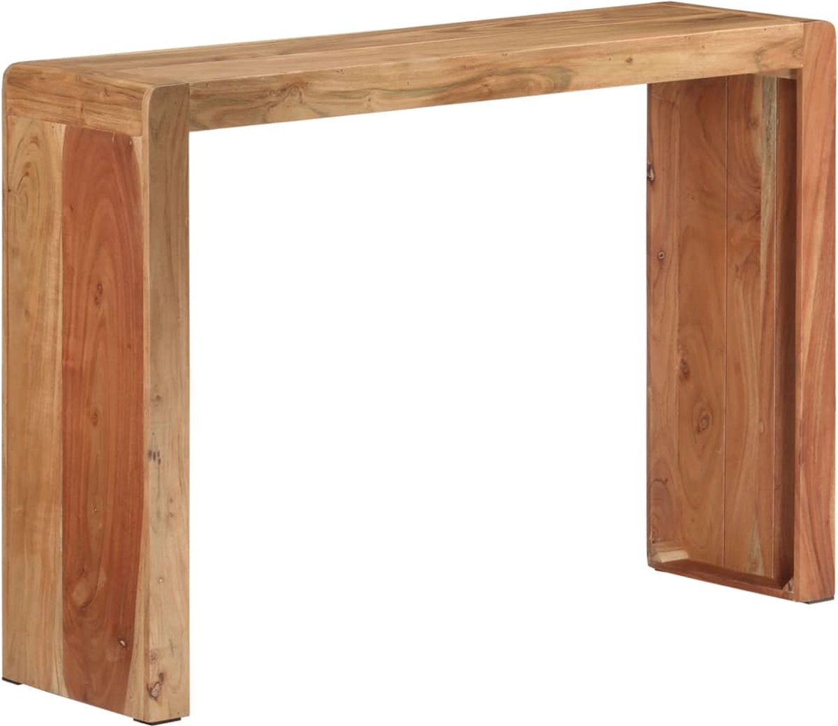 vidaXL Wandtafel - 110x30x76 - cm - massief - acaciahout Bruin