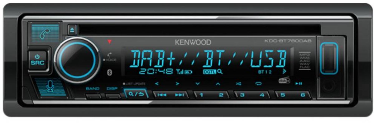Kenwood KDC-BT760DAB - 1 DIN autoradio - multicolor – foto 4