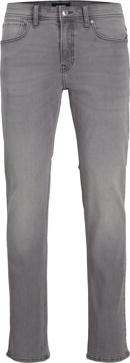 JJ REBEL Adam Slim Fit jeans grijs lengte 32 - Maat 34/32