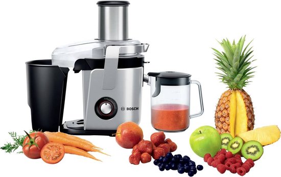 Bosch MES4010 Vitajuice 4 - Sapcentrifuge - 1200 W - 3 snelheden - Zilver/Zwart van Bosch — afbeelding 4