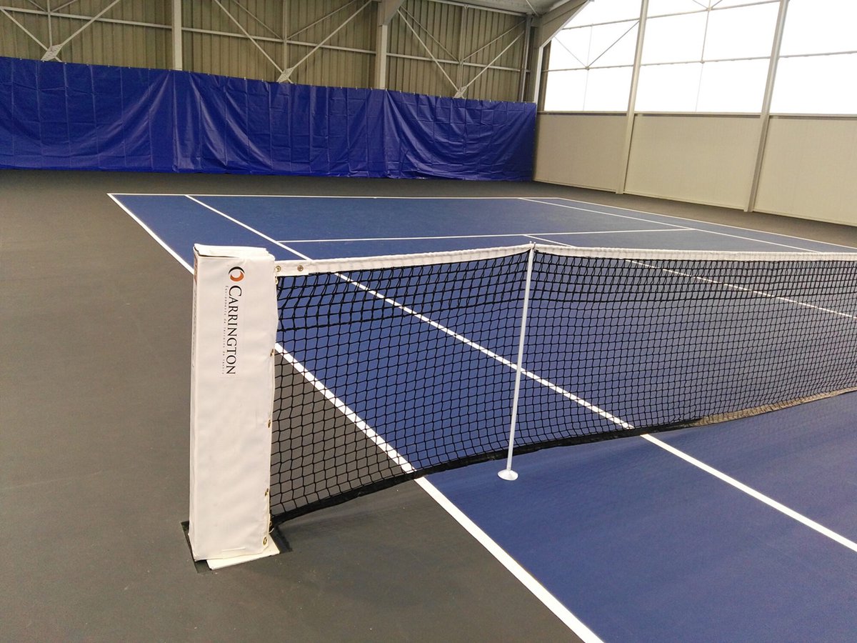 Paar tennispalen - Wit aluminium
