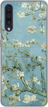Telefoonhoesje Geschikt voor Samsung Galaxy A50 hoesje - Amandelbloesem - Van Gogh - Kunst - Siliconen Telefoonhoesje Telefoonhoesje