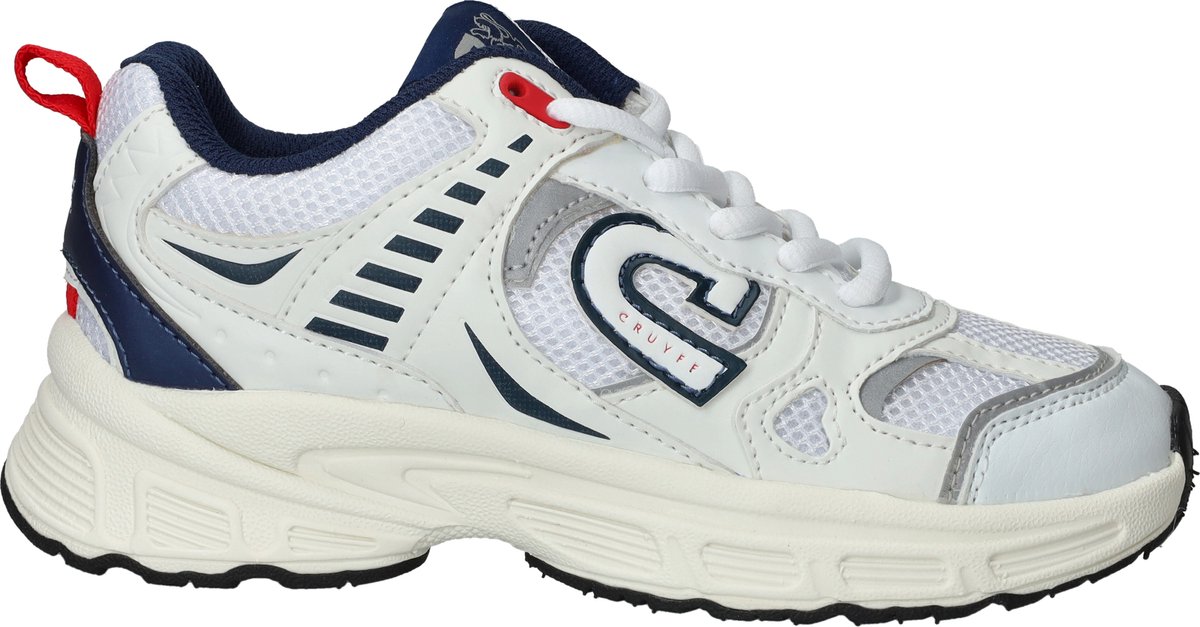 CRUYFF JUNIOR Marti B Sneakers Jongens - Leren Sneaker - Wit - Maat 35
