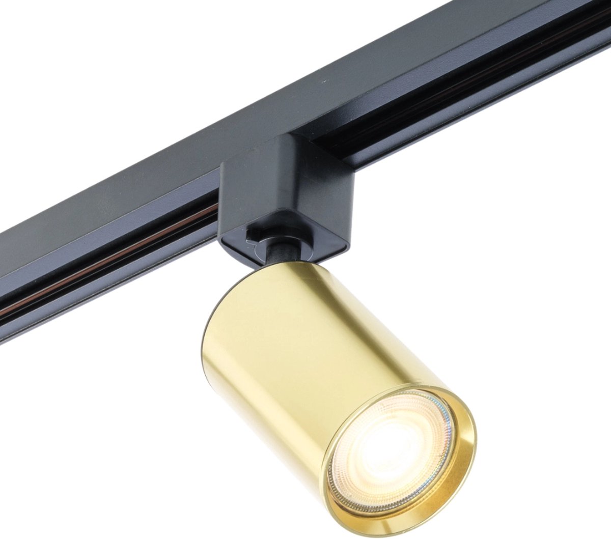 Qub Focus III - Losse Railspot 1-Fase – Goud – GU10 – Geschikt voor QUB Railverlichting sets