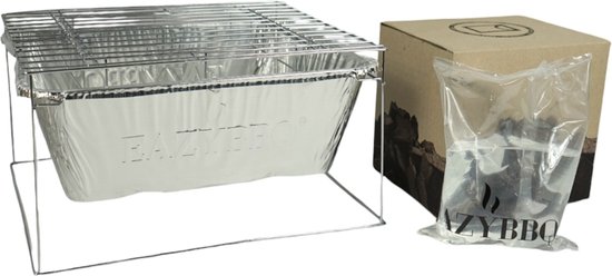 Eazy BBQ wegwerpbarbecue 30 cm — afbeelding 4