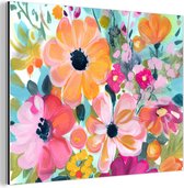 Tableau aluminium 40x30 cm - Décoration murale métal - Fleurs - Tableau - Nature - Botanique - Décoration murale métal salon - Décoration industrielle - Photo sur dibond - Accessoires industriels chambre