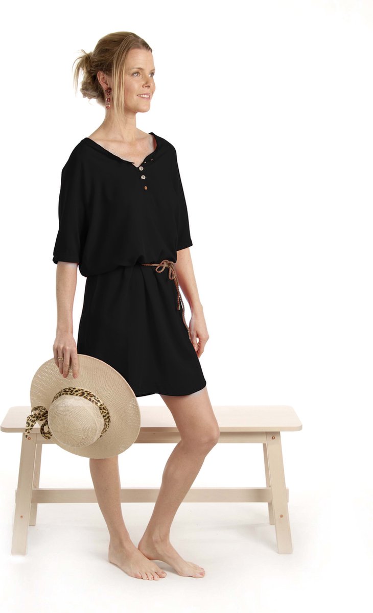 Donne del Sole - Tuniek Mare - Zwart - Maat L