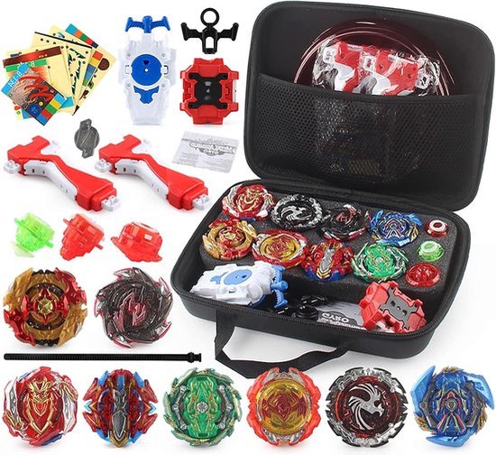 4-Delige Gyro Burst Starter Set - 4D Fusion Model - Het moderne tollen - Metal Masters 4-Delige Gyro Burst Starter Set - 4D Fusion Model - Het moderne tollen - Metal Masters