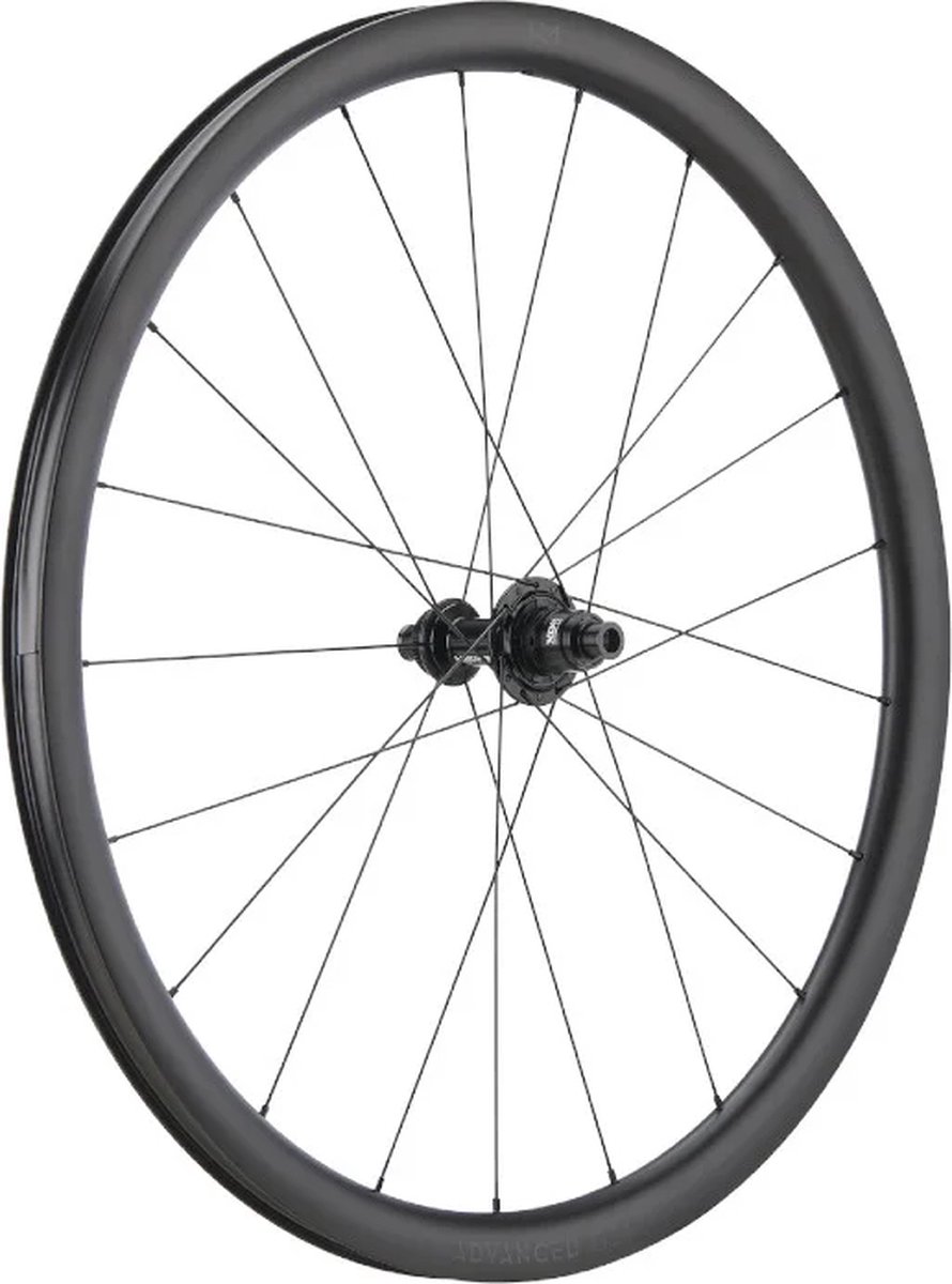 NEWMEN WHEEL ADVANCED G.34 - 28 Inch - Fietswiel Racefiets - Carbon - Bandbreedte 35 tot 50 mm - Achterwiel - Zwart