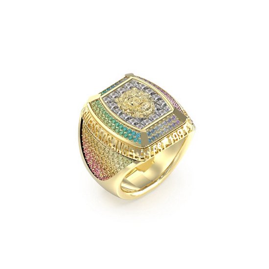 Guess JUMR05034JWYGMC62 Ring Homme King Lion Taille de