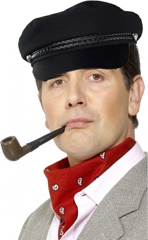 Carnaval verkleed setje - heren - Vissers kapitein - hoed en pijp