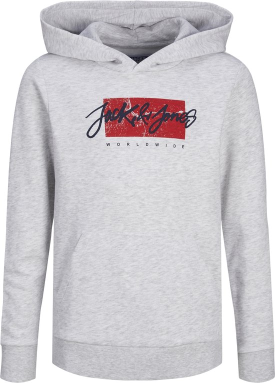Felpa Con Cappuccio Jack & Jones Jjtiley Sweat Hood Jnr Per Bambini E Ragazzi: Casual, Morbida, Vestibilità Comoda, Uso Quotidiano