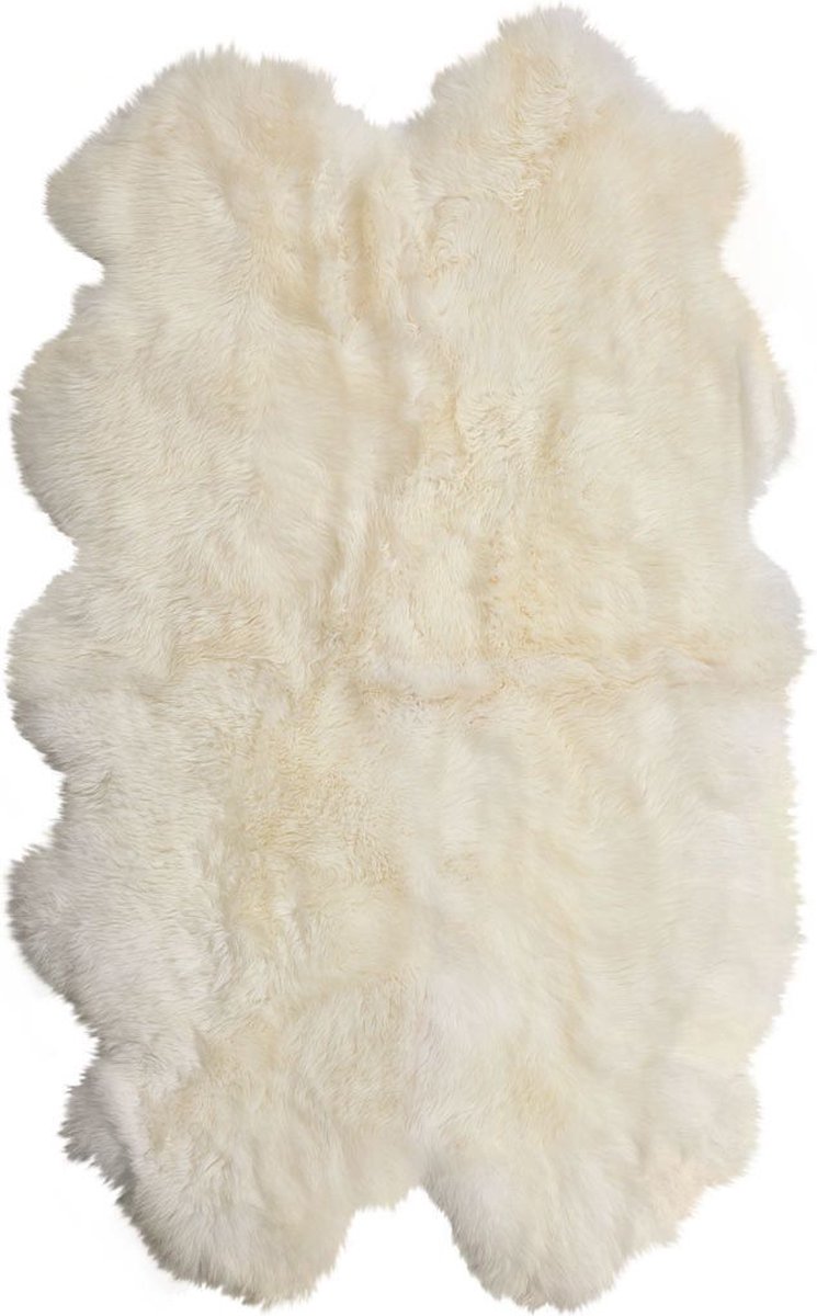 Sheepskin House - 4 Dubbele Nieuw- Zeelandse schapenvacht - Langharig - Kleed 180x110 cm