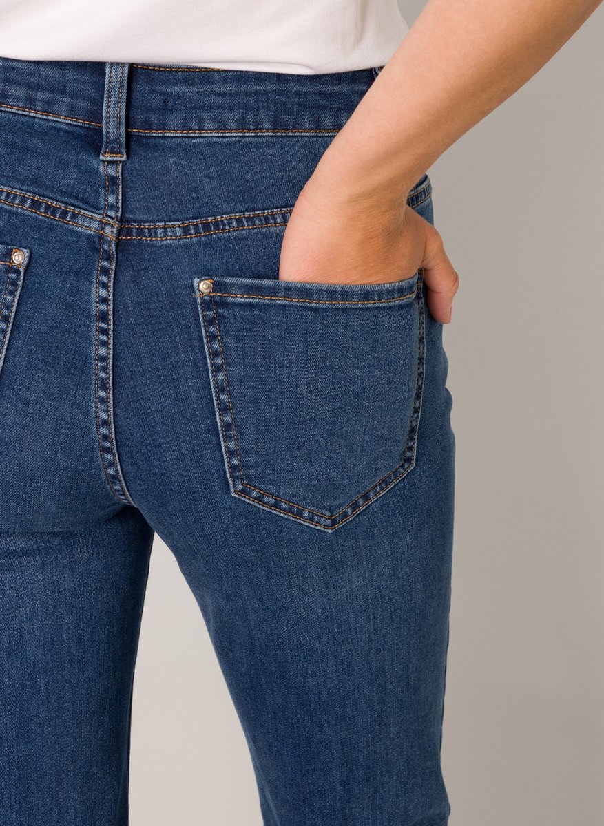 BASE LEVEL Arin Bottoms - Mid Blue - maat W48 / L32