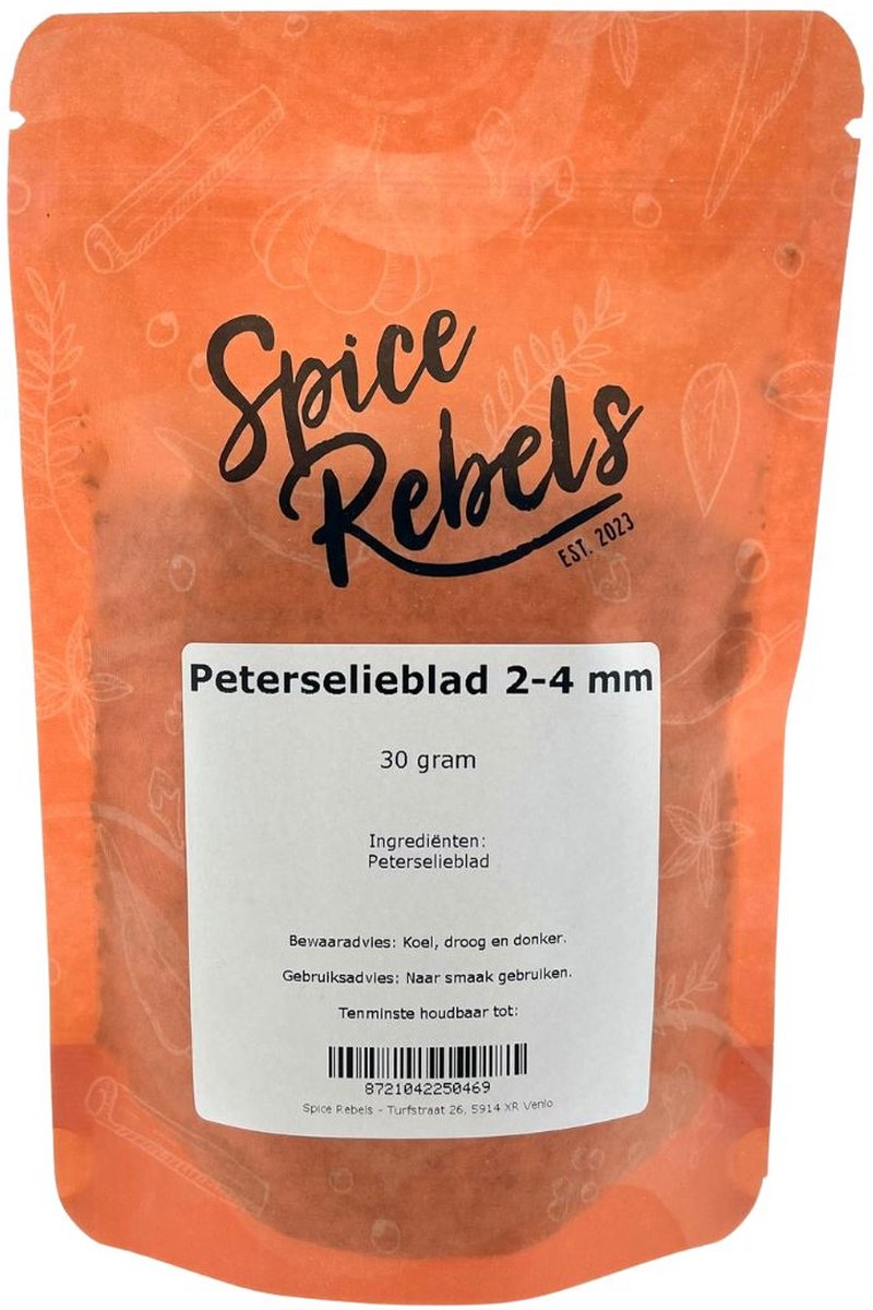 Goedkoopste Spice Rebels - Peterselieblad gesneden 2-4 mm - zak 30 gram