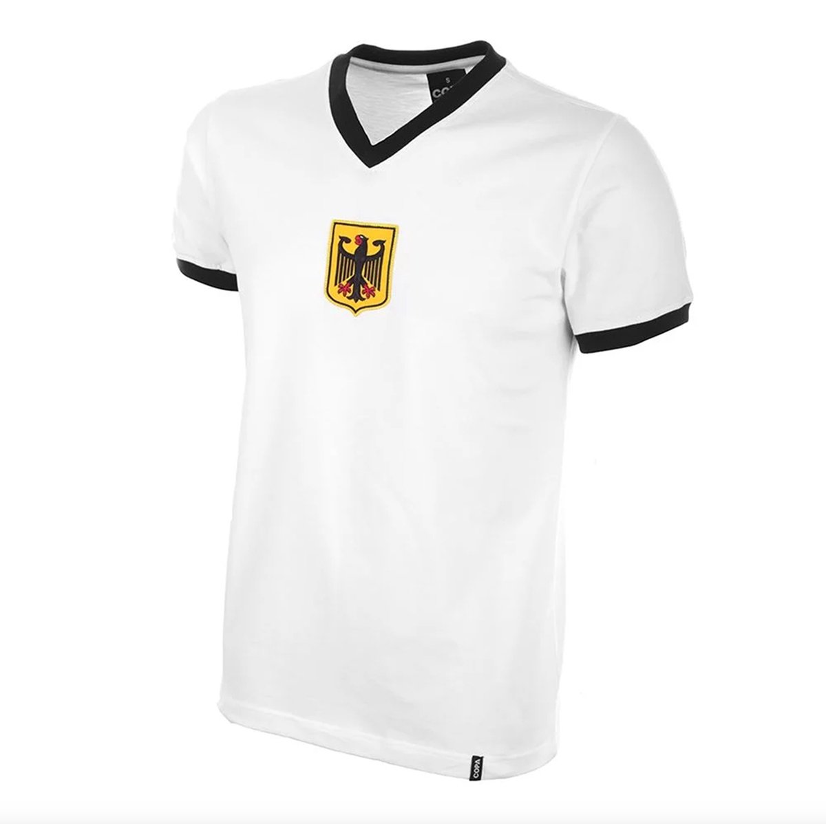 COPA Football - Duitsland 1970's - Retro voetbalshirt - Heren - L - Wit