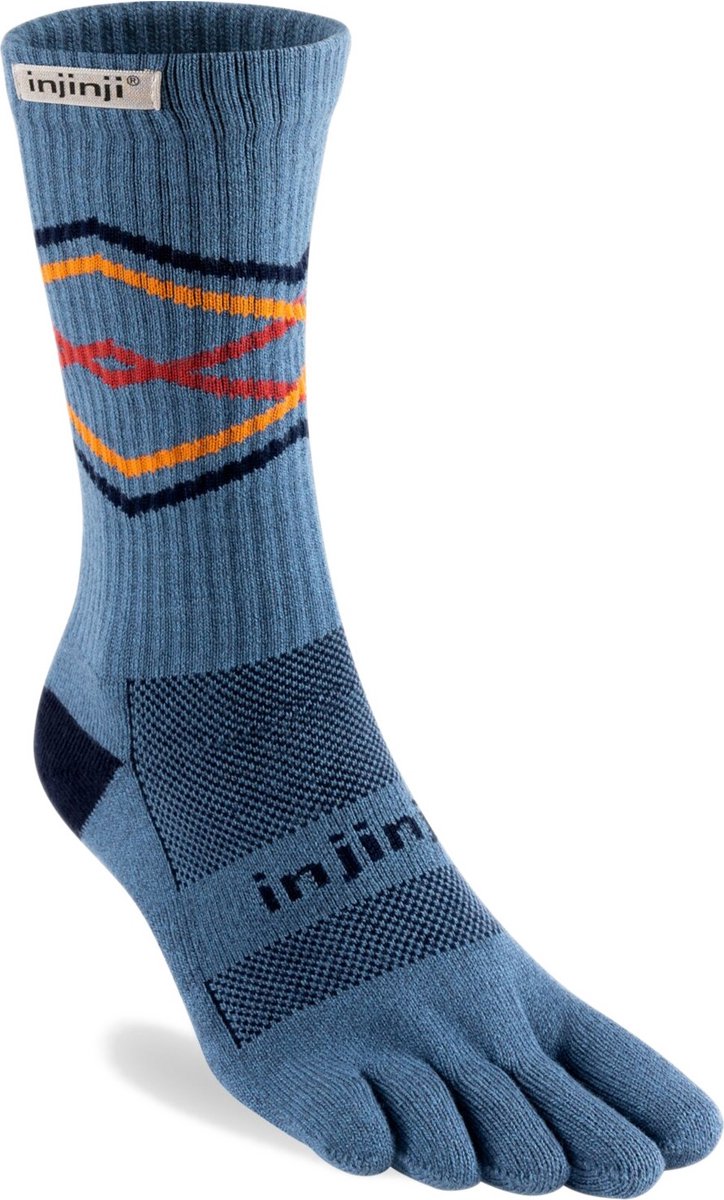 Injinji Trail Midweight Crew Coolmax 213170 63 Bleu dark L=44,5-47