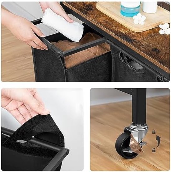 Lexium Panier à Linge 3 Compartiments - Trieur de Linge - Panier à Linge 3 Compartiments Trieur de Linge - Trieur de Linge 3 Compartiments - Panier à Linge Compartiments