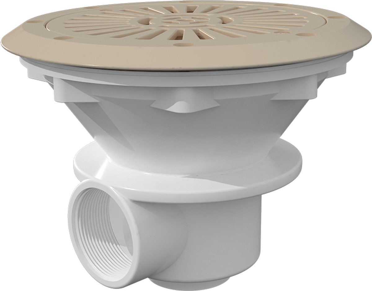 Astral ABS bodemput Ø230 mm - beige