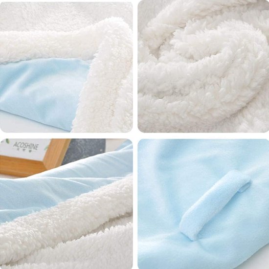 Inbakerdeken Autostoel Baby boucle boucle - Winterslaapzak Voetenzak Kinderwagen Accessoire Pasgeboren Peuter Warm Zacht Oeko-Tex certificaat Bruin
