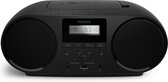 Bol.com PHILIPS TAZ5000/00 Draagbare Multi-source CD-speler CD FM-radio Bluetooth 5.4 Audio-ingang USB Koptelefoonaansluiting (3... aanbieding
