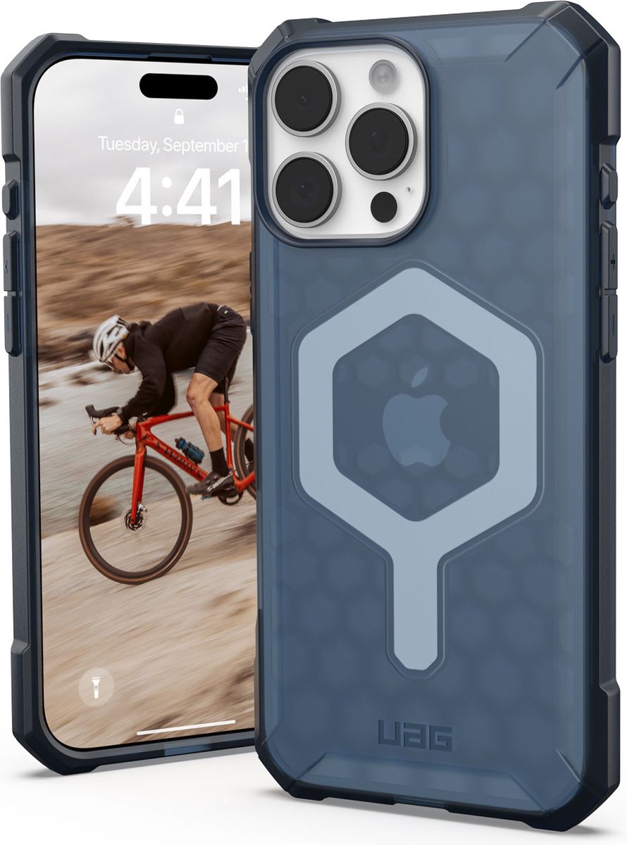 UAG - Essential Armor Mag geschikt voor iPhone 16 Pro Max Hoesje - cloud blue