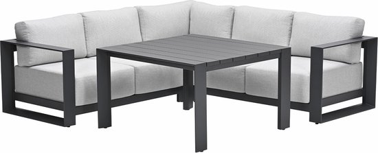 Garden Impressions Malakka lounge dining set 4-delig - valley sand