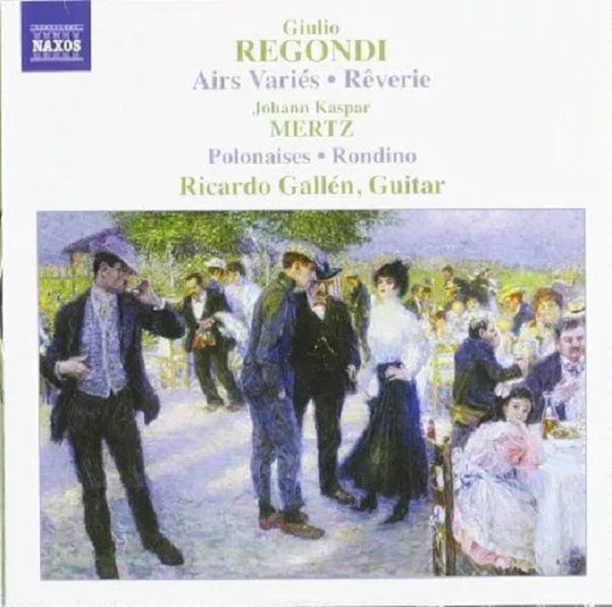 Ricardo Gallén - Regondi & Mertz: Guitar Music (CD)