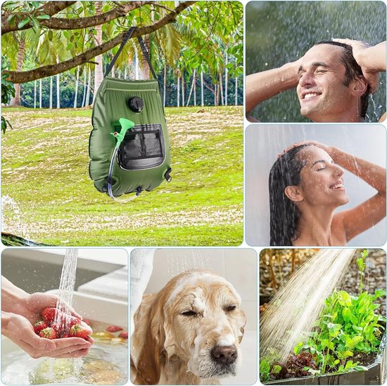 Home & Marker - Camping Douche - Douchezak - Tuindouche - Buitendouche - Campingdouche - Buiten Douche - 20 Liter - SHOWDY van Merkloos — afbeelding 5