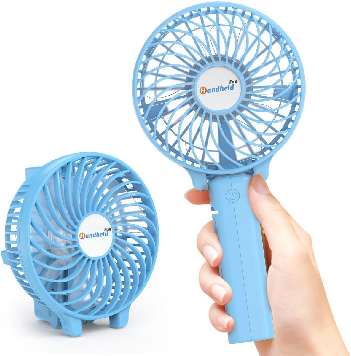 Opvouwbare USB Ventilator met 2000mAh Accu - Draagbare Handventilator voor Thuis en Reizen