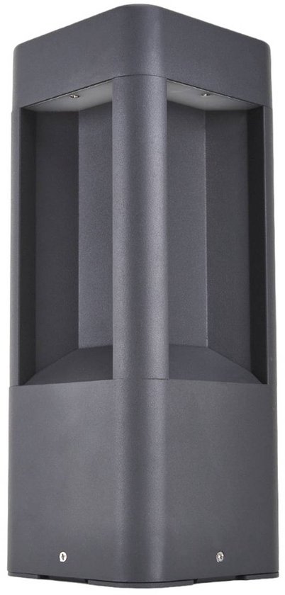 Lucande - Lampe d'extérieur LED - 1 lumière - Aluminium, polycarbonate - H : 30,5 cm - anthracite - Source lumineuse incluse