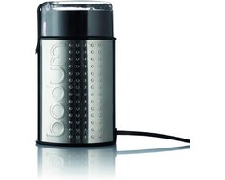 Elektrische Koffiemolen 150W voor Koffie, Kruiden en Specerijen - Glanzend Roestvrij Staal
