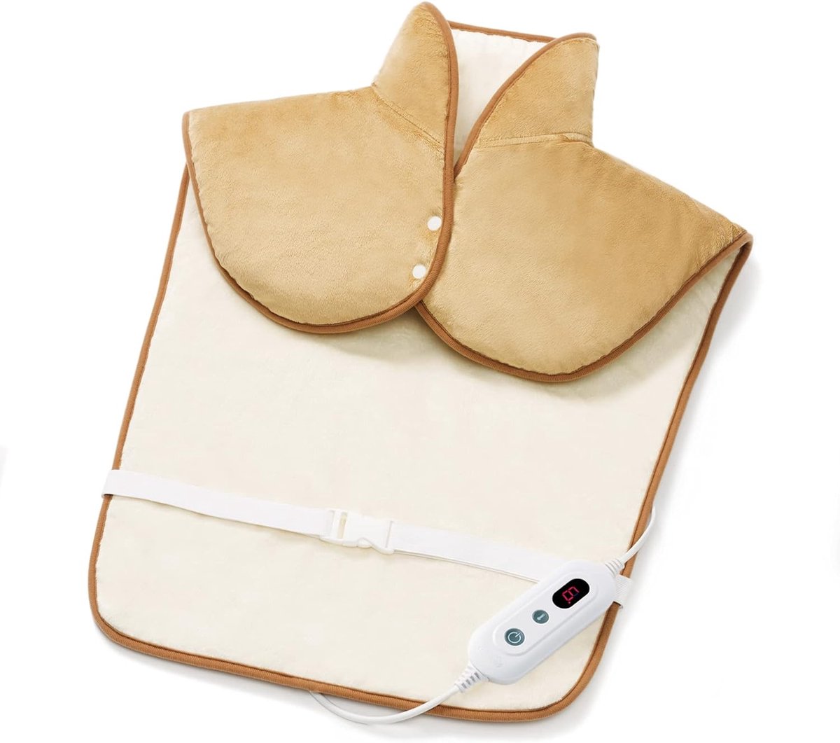 Nek- en Rugverwarmingskussen met Automatische Uitschakeling - 60 x 90 cm, Snel Opwarmend Warmtekussen