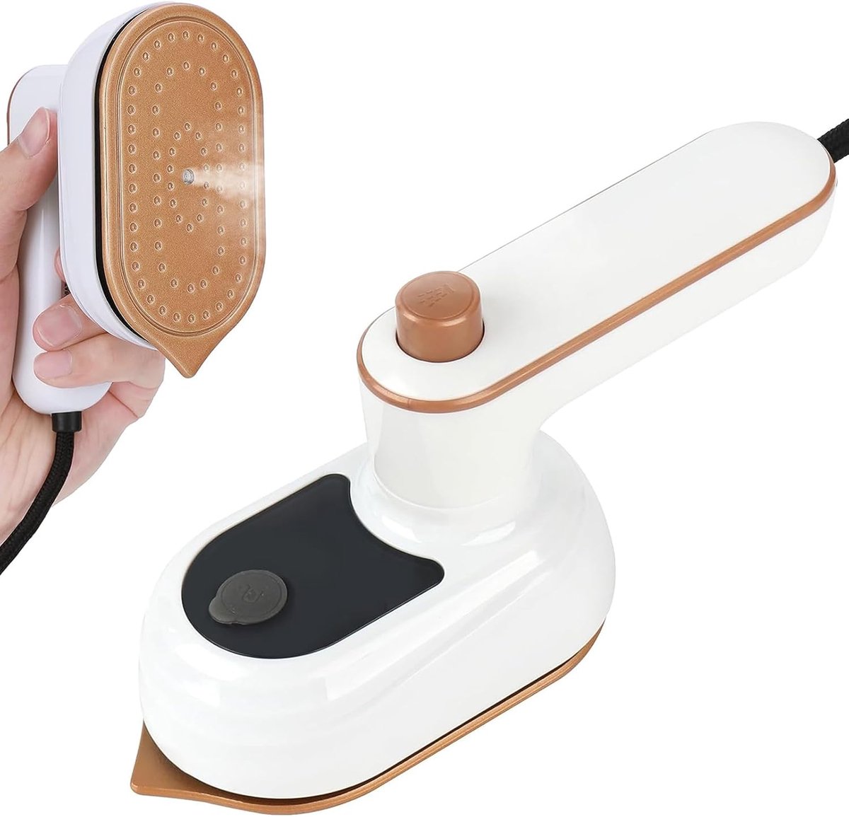 Opvouwbaar mini strijkijzer met stoomfunctie - Ideal voor reizen - Snel opwarmend en compact