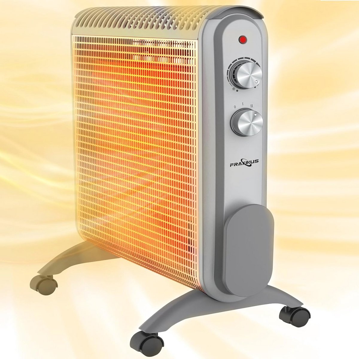 Draagbare elektrisch verwarmingspaneel 2 KW voor thuiskantoor - Stille convector met instelbare thermostaat