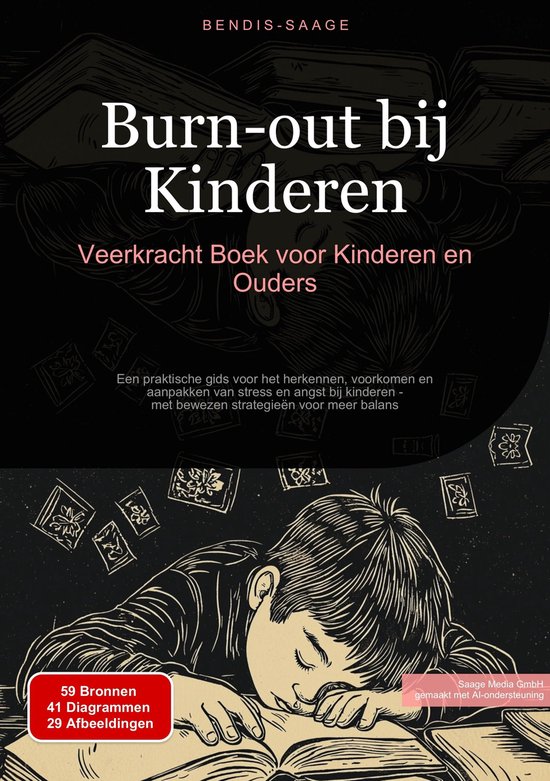 Burn-out bij Kinderen: Veerkracht Boek voor Kinderen en Oude ... - cover