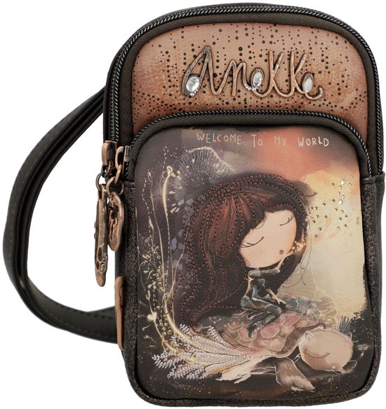 Anekke Sac à main bronze violet pour femme - Dreamverse Handle Bag