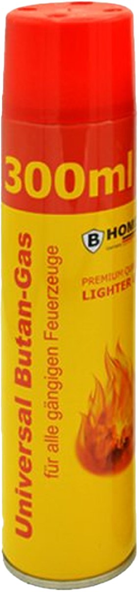 B-Camping Aansteker gas - 6x - 300 ml - butaan gasfles - navulling - voor kooktoestellen/aanstekers van B-Camping — afbeelding 4