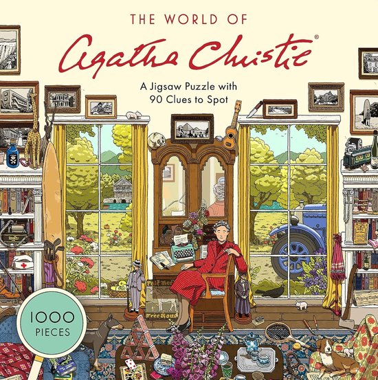 The World of Agatha Christie 1000-Piece Jigsaw: 1000-Piece Jigsaw with 90 Clues to Spot