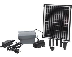 Ubbink - SolarMax 600 - Fonteinpomp op zonne-energie - met eigen accu - vijverpomp