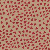 Papier cadeau Cœurs flottants | Papier cadeau romantique 200 m x 30/50/70 cm |variante: 50 cm / 200 mtr.