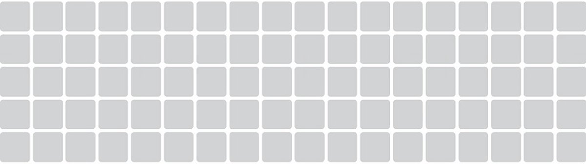 Privacy Raamfolie - Mozaïek - Zelfklevende Raamfolie voor Ramen & Douchedeuren - 55x200cm