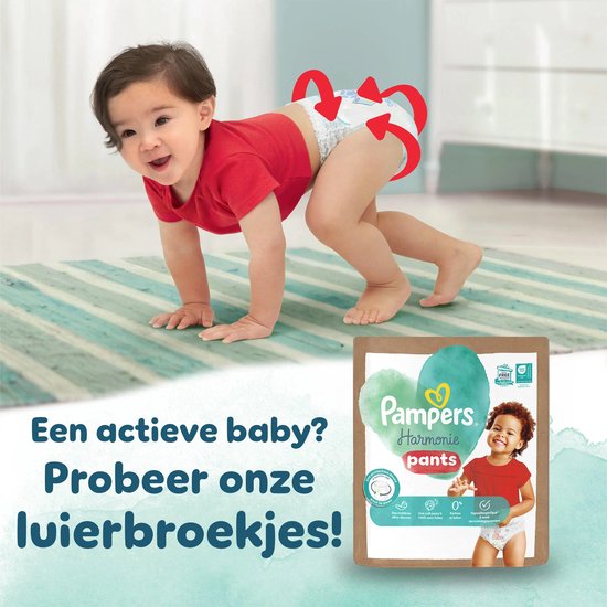 Pampers Harmonie Couches Taille 1 - 180 Couches - 2kg-5kg - Pack 1 Mois